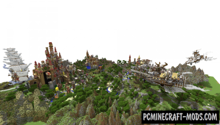 minecraft steampunk city map download