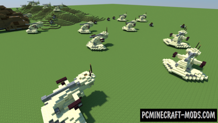 Battle of Naboo - 3D Art Map For Minecraft