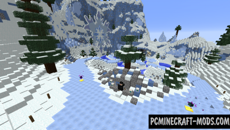 Ice Boat Madness - Minigame Map For Minecraft