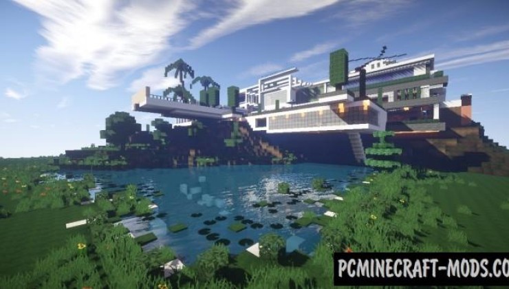 Huge Modern House Map For Minecraft