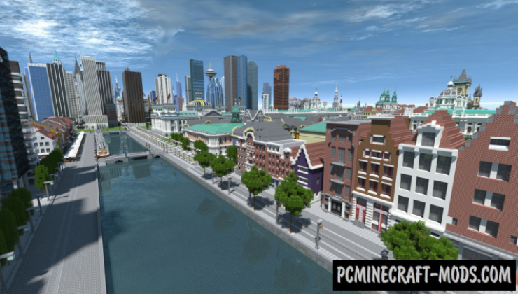 city map in minecraft in ps3