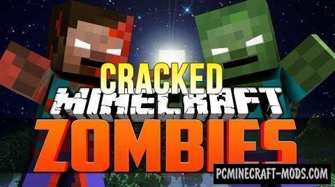 CrackedZombie - Hardcore Mod For Minecraft 1.12.2, 1.7.10