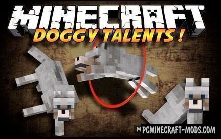 Doggy Talents - Creature Mod For Minecraft 1.20.1, 1.19.3, 1.18.2, 1.12.2