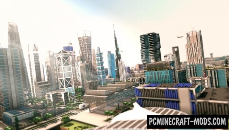 U.I.E. City Map For Minecraft