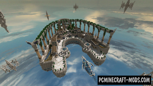 The Aerie Sky City Map For Minecraft