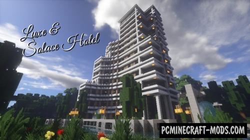 Luxe & Solace Hotel - Building Map For Minecraft