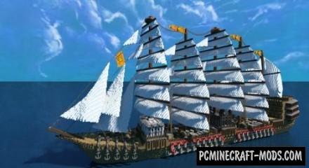 Giant Ship - 3D Art Map For Minecraft