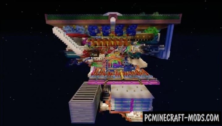 Piston House Map For Minecraft