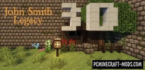John Smith Legacy 3D 32x32 Resource Pack For MC 1.19.3, 1.18.2