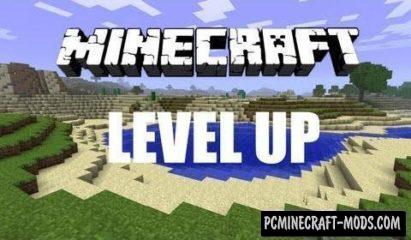 Level Up - GUI, Survival Mod For Minecraft 1.12.2, 1.8.9, 1.7.10