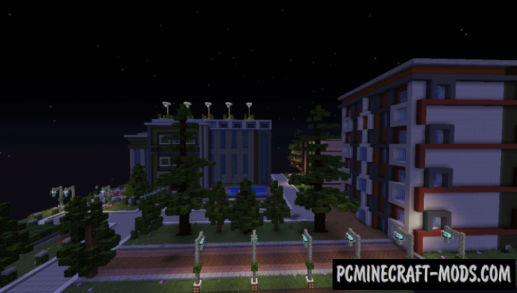Modern Simple Small City Map For Minecraft