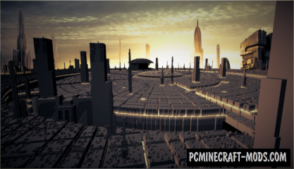 Coruscant Planet - City Map For Minecraft