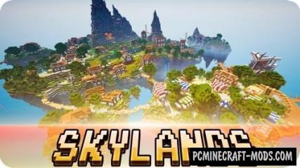 Skylands - Survival, City Map For Minecraft