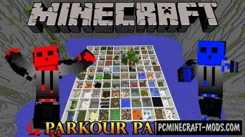 Map Parkour Paradise 1 15 2 100 Niveaux Minecraft Fr 7165