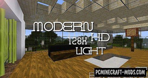 Modern Craft HD Light 128x Resource Pack For MC 1.7.10