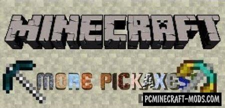 More Pickaxes - Tools Mod For Minecraft 1.8.9, 1.7.10