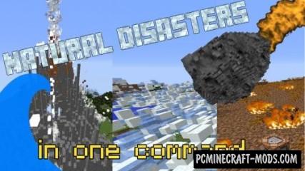 Natural disasters Command Block For Minecraft 1.9