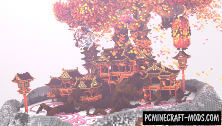 Autumn Wind of the Red Leaf Maple Map For Minecraft