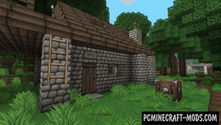 Ovo's Rustic 64x64 Resource Pack For Minecraft 1.14.4