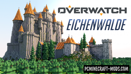 Overwatch - Eichenwalde Castle Map For Minecraft