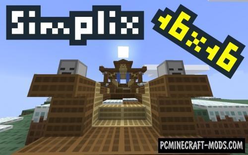 SimpliX 16x Resource Pack For Minecraft 1.16.5, 1.16.4, 1.15.2