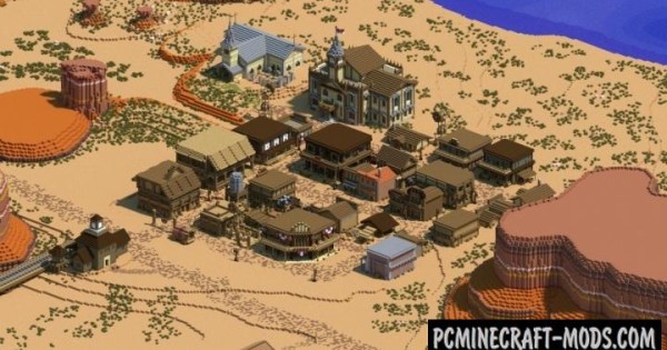 Outlaws Map For Minecraft 1.14.1, 1.13.2  PC Java Mods