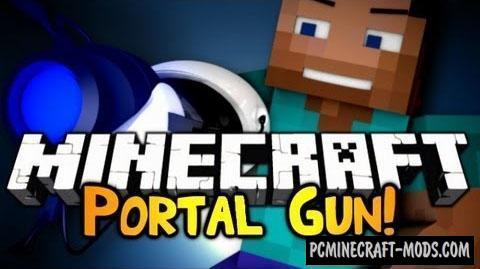 Portal Gun Mod For Minecraft 1.12.2, 1.10.2, 1.7.10