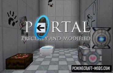 Portal Resource Pack For Minecraft 1.13, 1.7.10, 1.7.2, 1.6.4