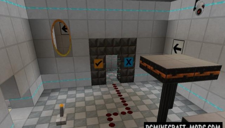 Portal Resource Pack For Minecraft 1.13, 1.7.10, 1.7.2, 1.6.4