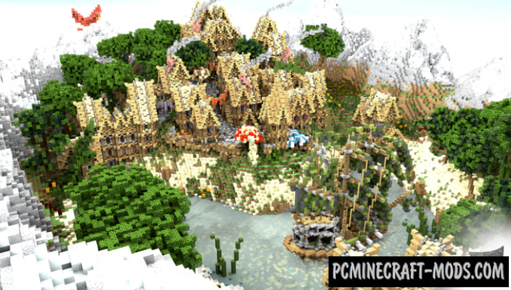 Medieval Village - Town Map For Minecraft