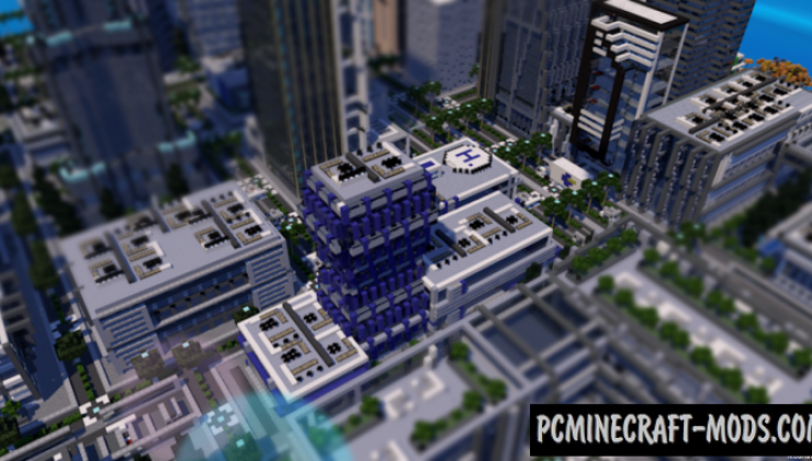 space big citys map for 1.11.2 for minecraft