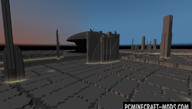 Coruscant Planet - City Map For Minecraft