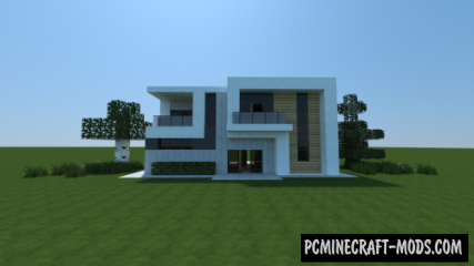 Small Modern House 4 Map For Minecraft