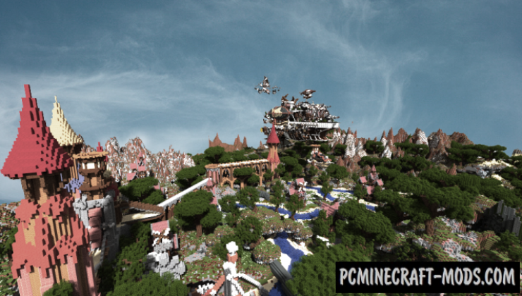 SteamKingdom - Steampunk City Map For Minecraft