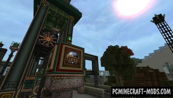 Glimmar’s Steampunk 64x Texture Pack For MC 1.7.10