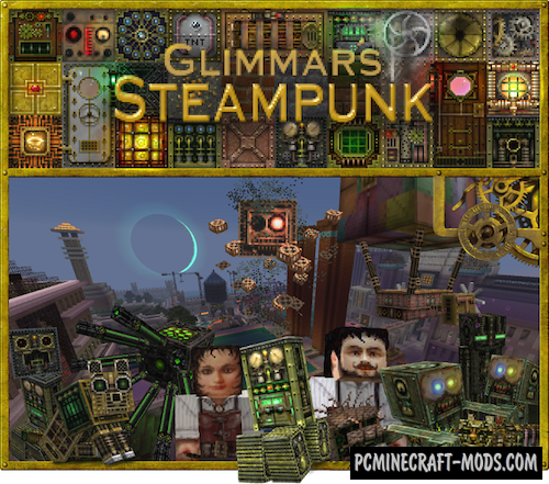 Glimmar’s Steampunk 64x Texture Pack For MC 1.7.10
