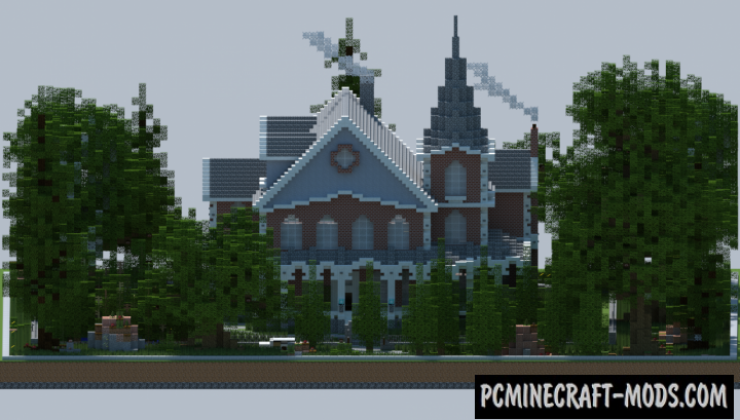 Victorian Mansion - House Map For Minecraft