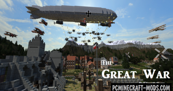 The Great War Map For Minecraft 1.14, 1.13.2  PC Java 