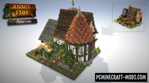 Pioneer's Inn - House Map For Minecraft