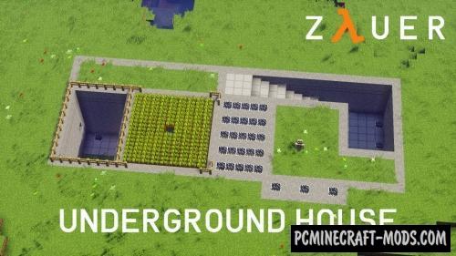 Modern Underground House Map For Minecraft