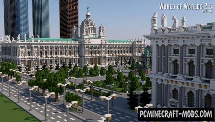 World of Worlds - City Map For Minecraft