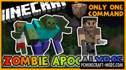 Zombie Apocalypse Command Block For Minecraft 1.10.2, 1.10