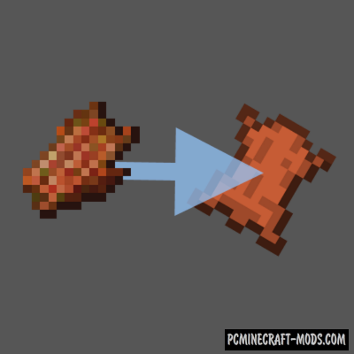 Rotten Flesh to Leather - Tweak Mod For Minecraft 1.18