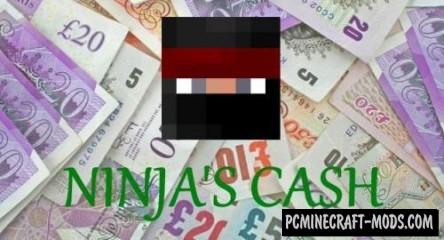 Ninja's Cash - Economy Mod Minecraft 1.18.2, 1.17.1, 1.16.5, 1.15.2