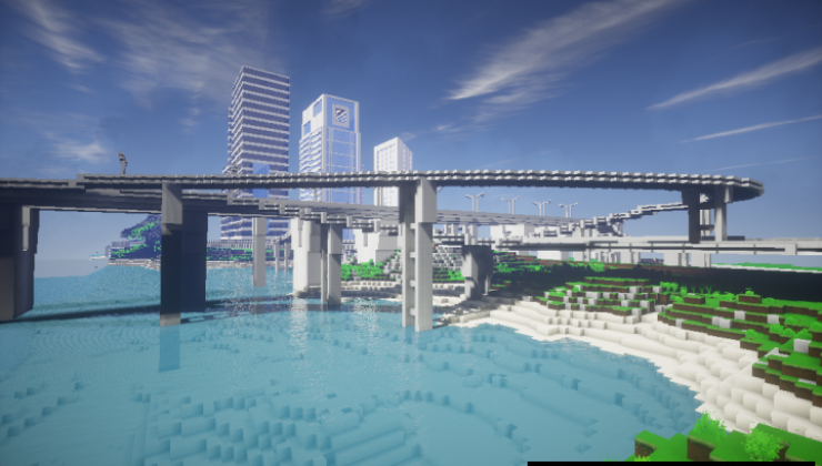 Gentle City - Buildings Map For Minecraft