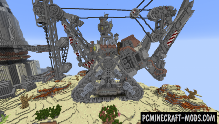 Solitary Launch Base Map For Minecraft 1.14.1, 1.13.2  PC 