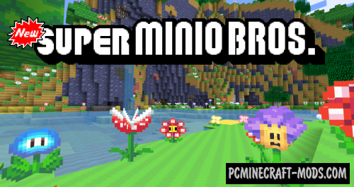 Super Mario Bros 16x Texture Pack Minecraft 1.16.5, 1.16.4, 1.15