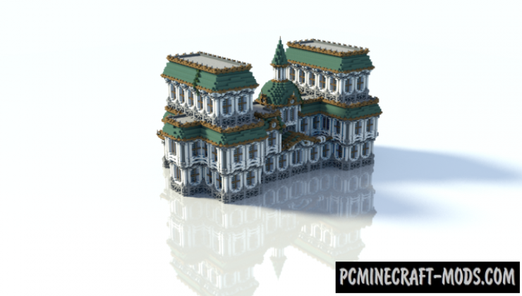 Baroque Building - House Map For Minecraft