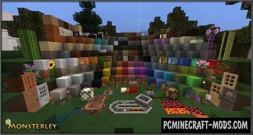 Monsterley 128x Resource Pack with Shaders MC 1.16.5, 1.16.4