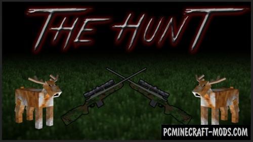 The Hunt - Survival, Guns Mod For Minecraft 1.12.2, 1.7.10
